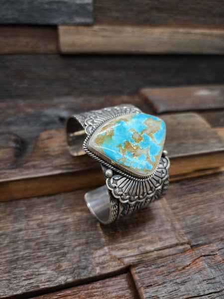 Sunshine Reeves Turquoise Cuff Bracelet – Santa Fe Silver Art