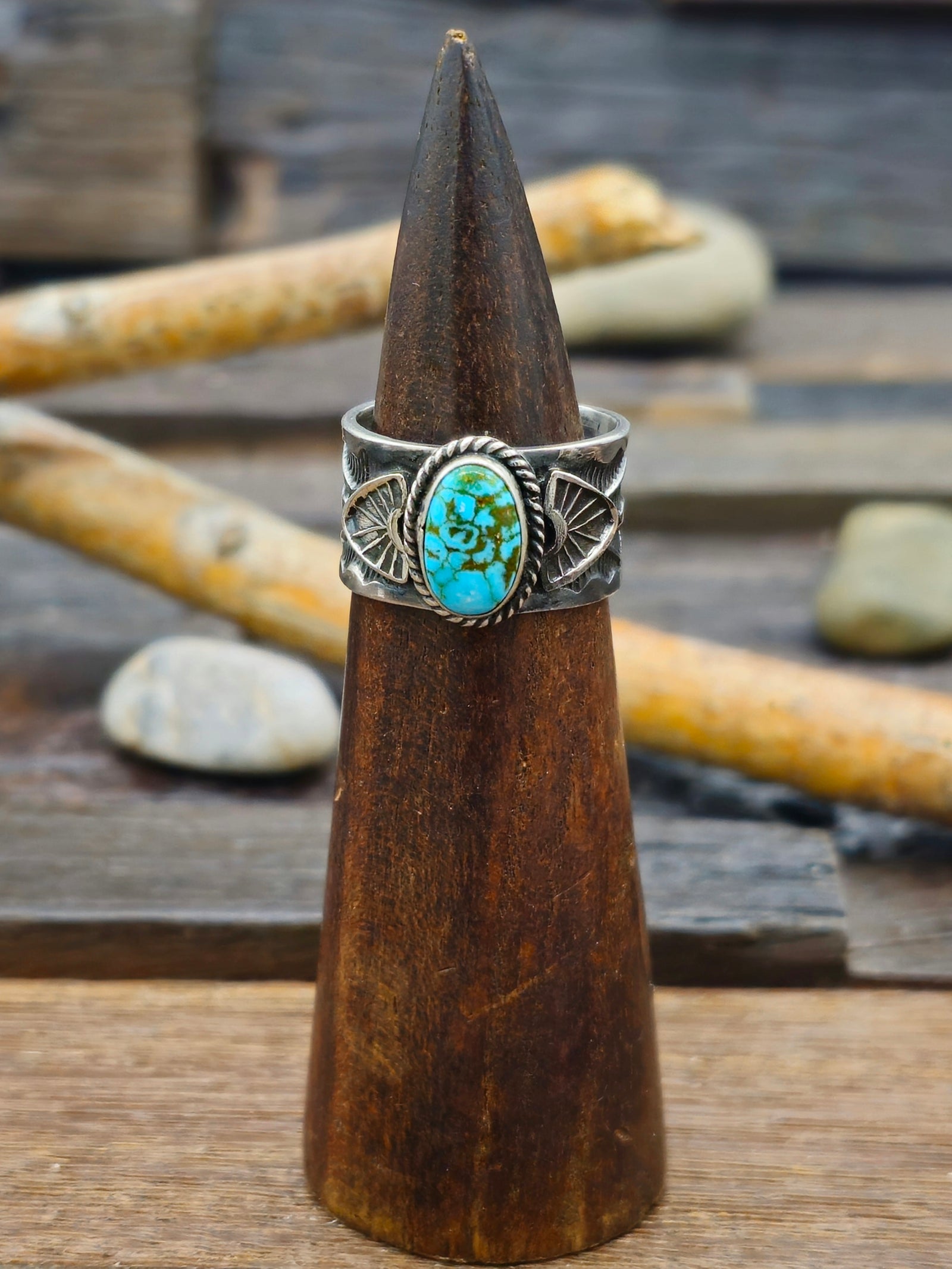 Turquoise Ring by Sunshine Reeves - Size 9.5