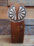 Sterling Silver Half-Round Earrings