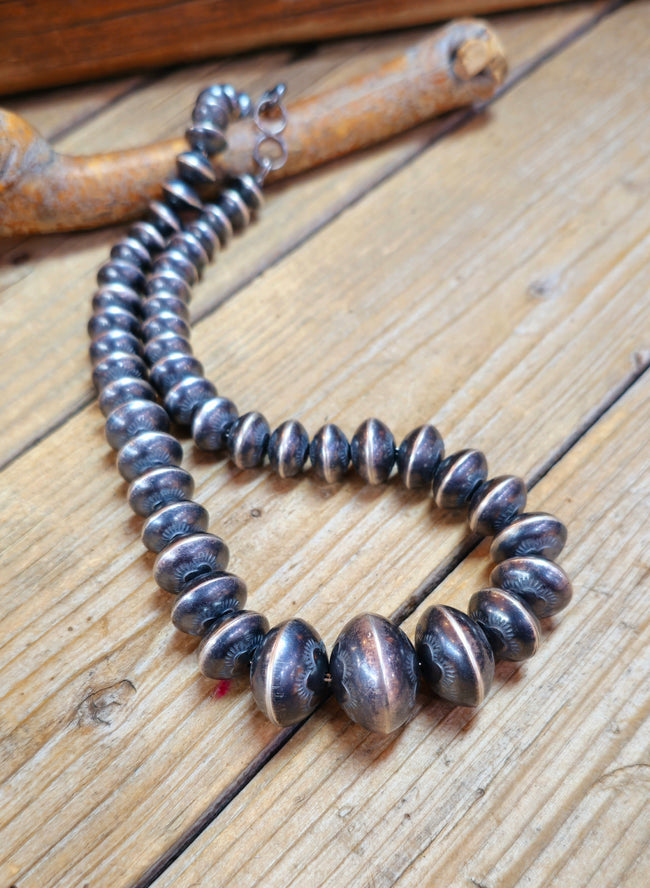 Graduated Disc Navajo Pearls by Michelle Jameson