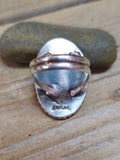 Number Eight Turquoise Ring, Size 7