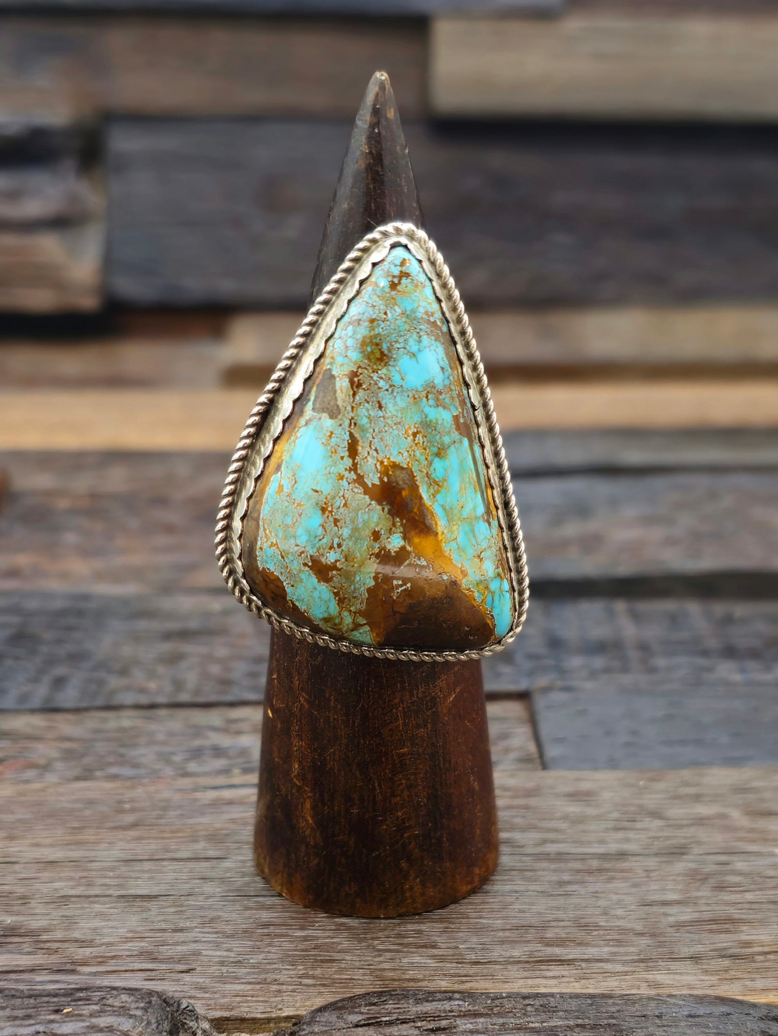 Large Turquoise Ring Size 11