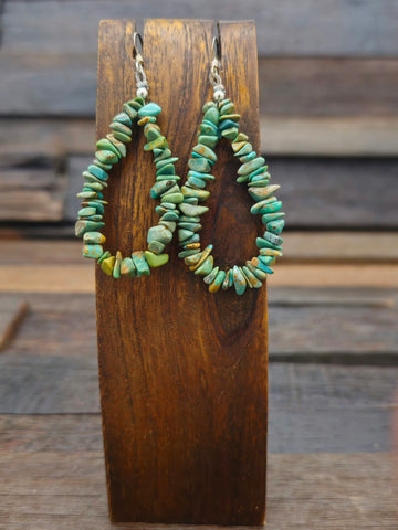 Ten Strand Green Turquoise Heishi Necklace by Fred Archuleta  - 21 in.