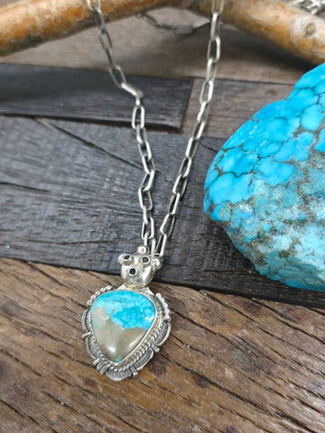 Oxidized Sterling Silver Bead Necklace - 18 in. 14 mm Bead