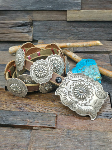 Sterling Silver Turquoise Mudhead Pendant Necklace by Bennie Ration - 22 in.