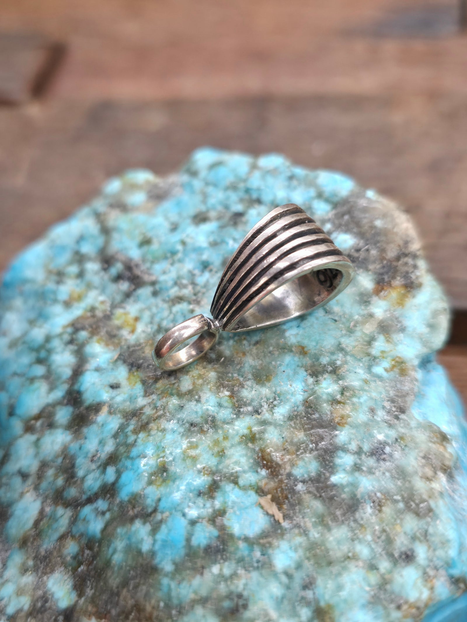 Sterling Silver Clip On Bail for 8 mm Beads