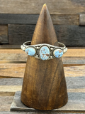 Three-Stone Golden Hill Bracelet by Nila Johnson