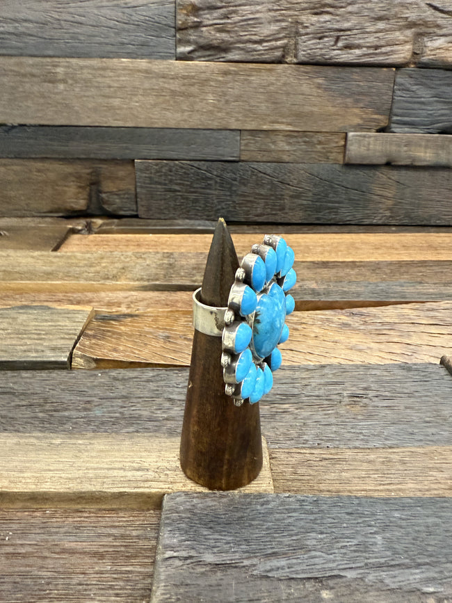 Large Adjustable Heart Cluster Ring by Tyler Brown