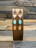 Multi-Color Multi-Shape Dangle Earring by Juanita McDonald