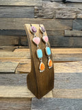 Multi-Color Multi-Shape Dangle Earring by Juanita McDonald