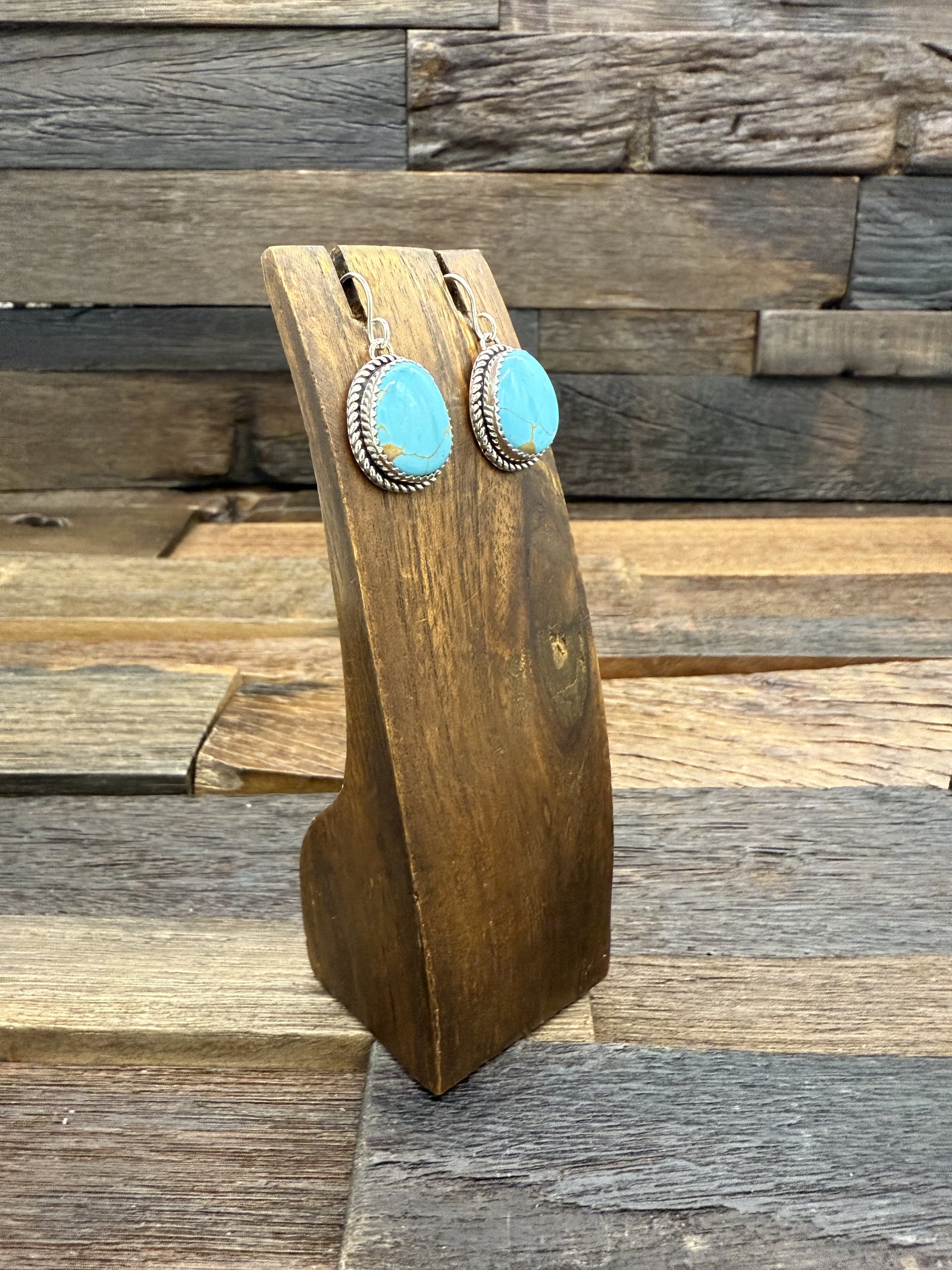 Turquoise Dangle Earrings by Rosella Paxton