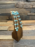 Turquoise Chandelier Post Earrings by Ella Peter