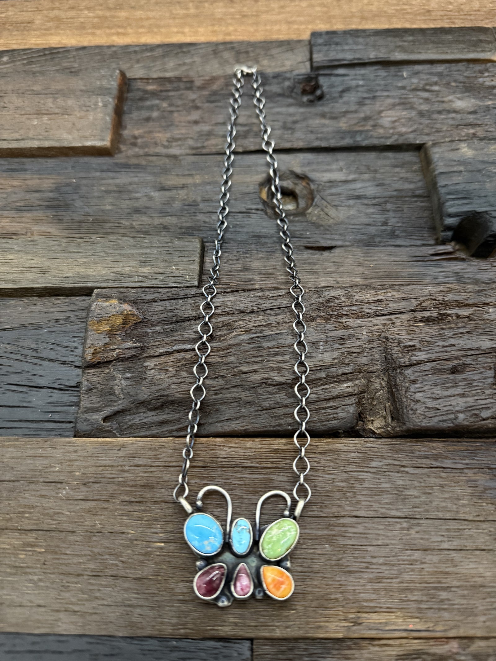Butterfly Cluster Necklace