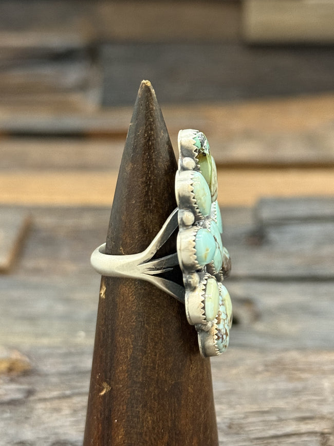 Dry Creek Cluster Ring by L. Ganada, Size 8.5