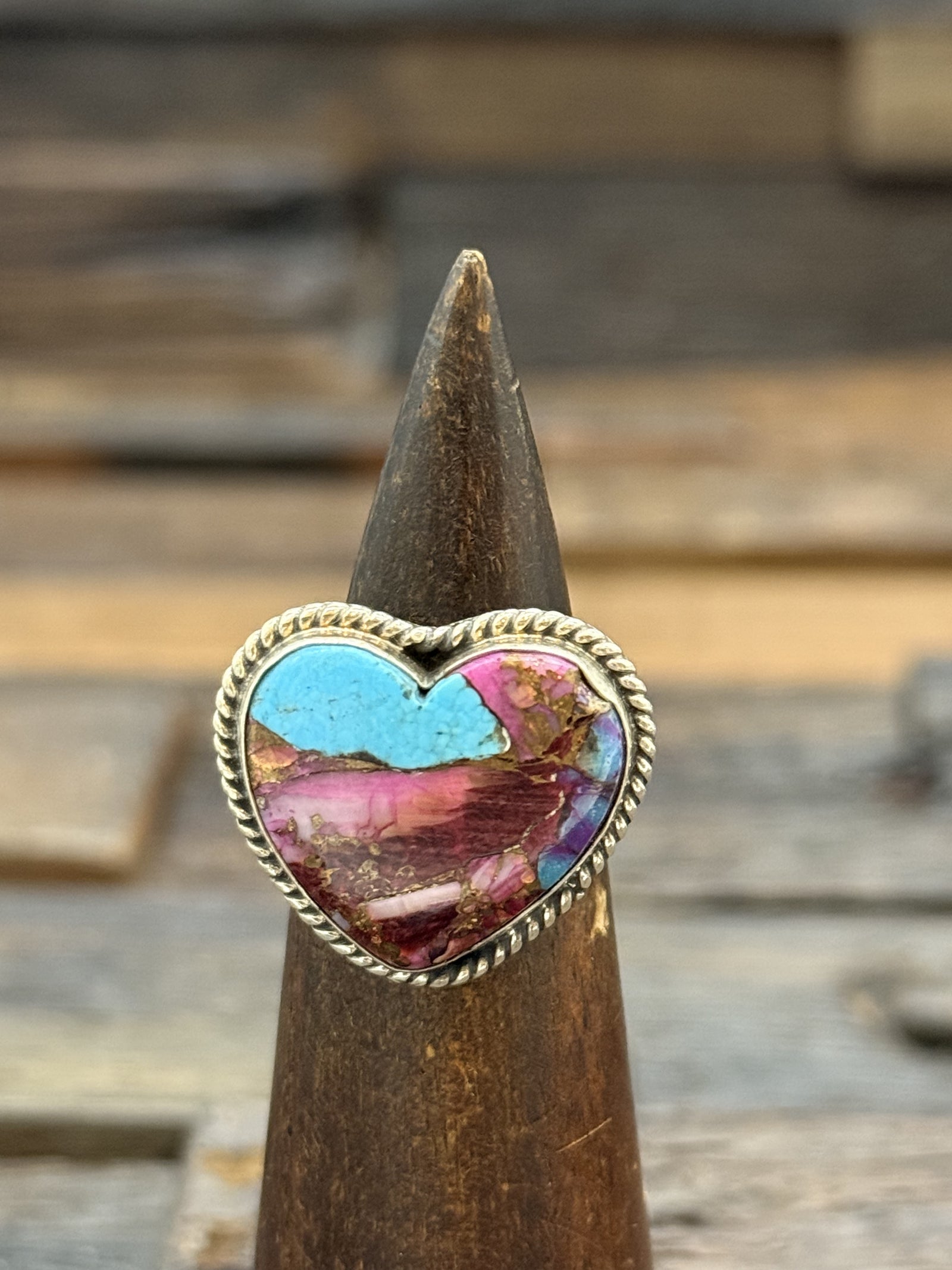 Adjustable Heart Ring