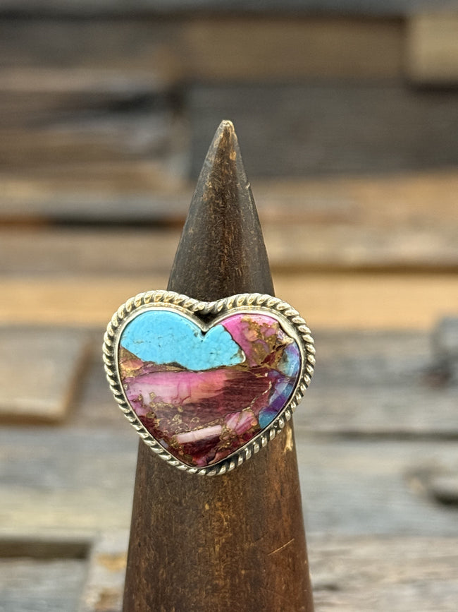Adjustable Heart Ring