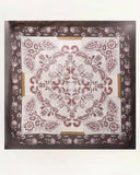 Loyal West Silk Bandana - Maroon and Black