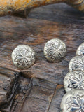 One-Stone High-Shine Sterling Silver Pillow Bead Necklace and Earring Set by Tim Thompson 24 in.