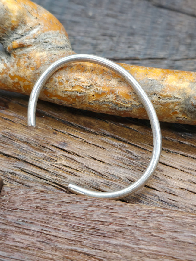 Simple Sterling Silver Baby Bracelet - 4 1/2 in.