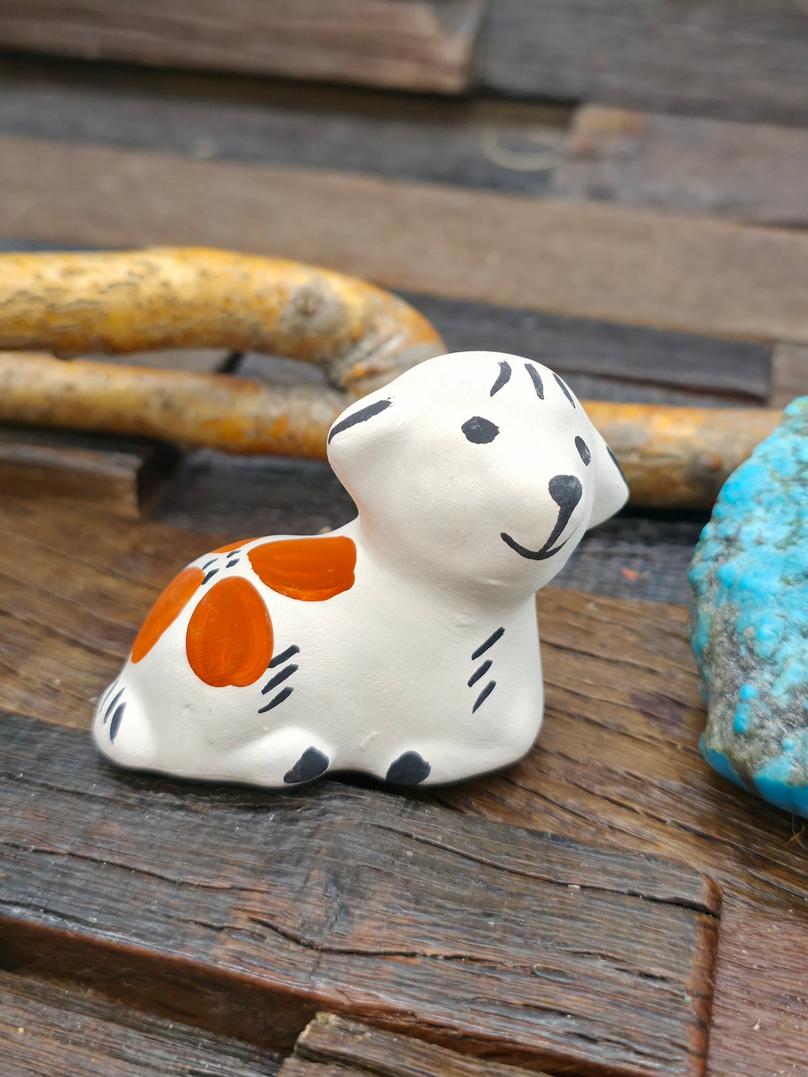 Mini Acoma Lamb with Flower
