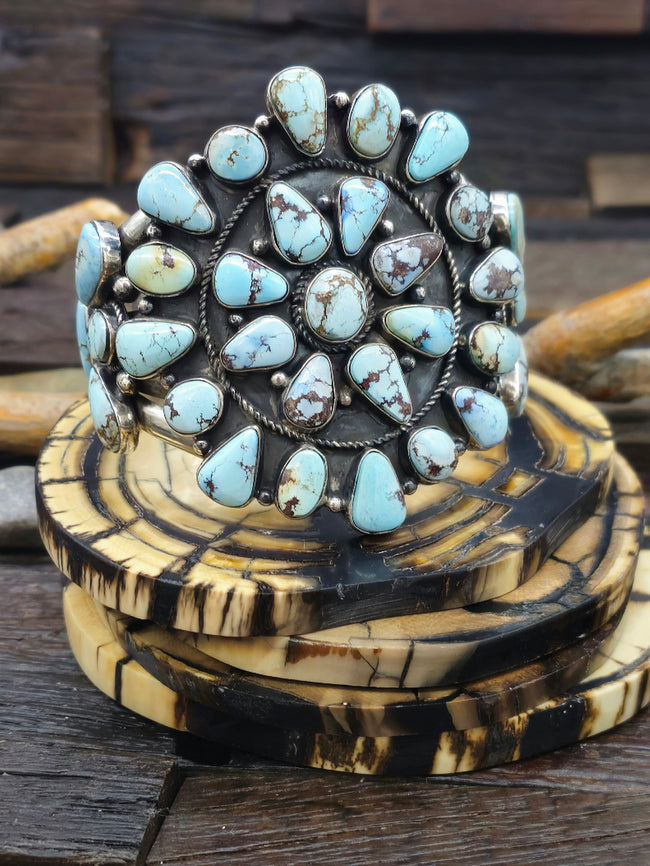 Golden Hill Cluster Bracelet by LaRose Ganadanegro - 7 1/2 in