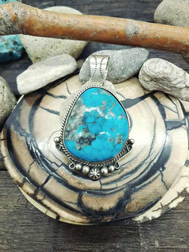 Sterling Silver Kingman Pendant by Rosella Paxton