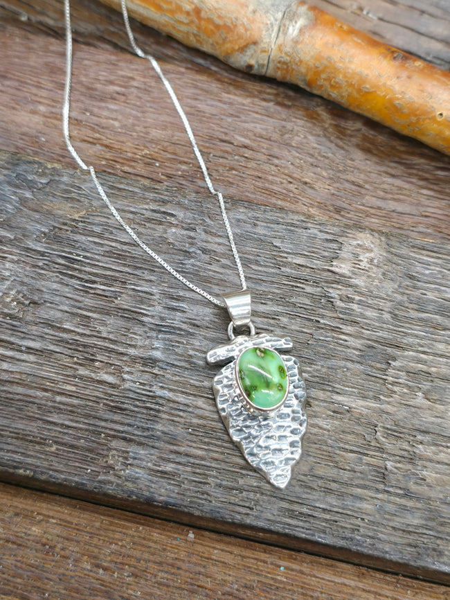 Sterling Silver Sonoran Arrowhead Pendant on 18 in. Chain