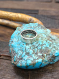 Interior Stamped Sterling Silver Rings by Sunshine Reeves
