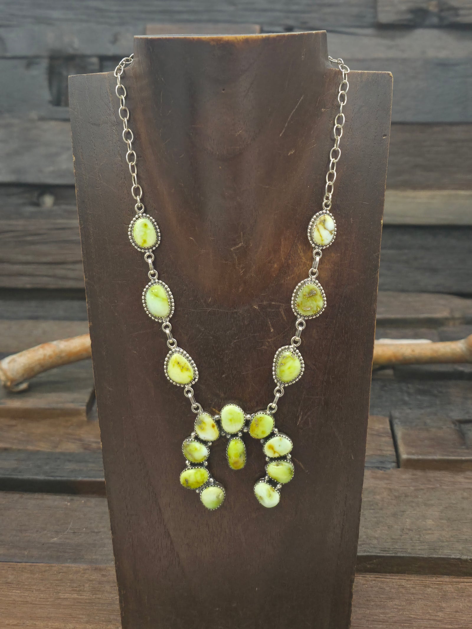 Sterling Silver Palomino Naja Necklace by "DS" - 20 in.