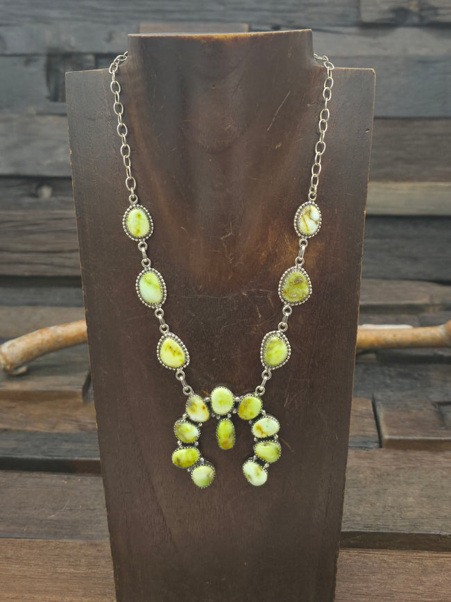 Sterling Silver Palomino Naja Necklace by "DS" - 20 in.
