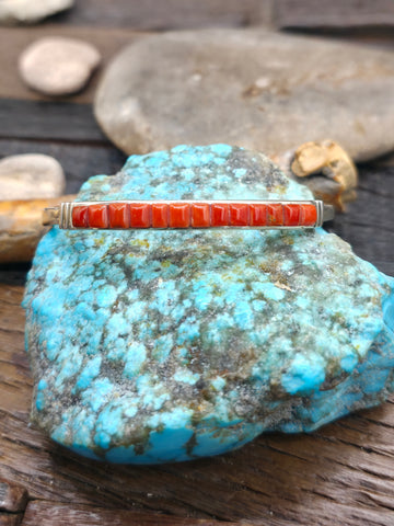 Narrow Sterling Silver Cuff Bracelet by Colton Charley  - 6 1/2 in. with Gap