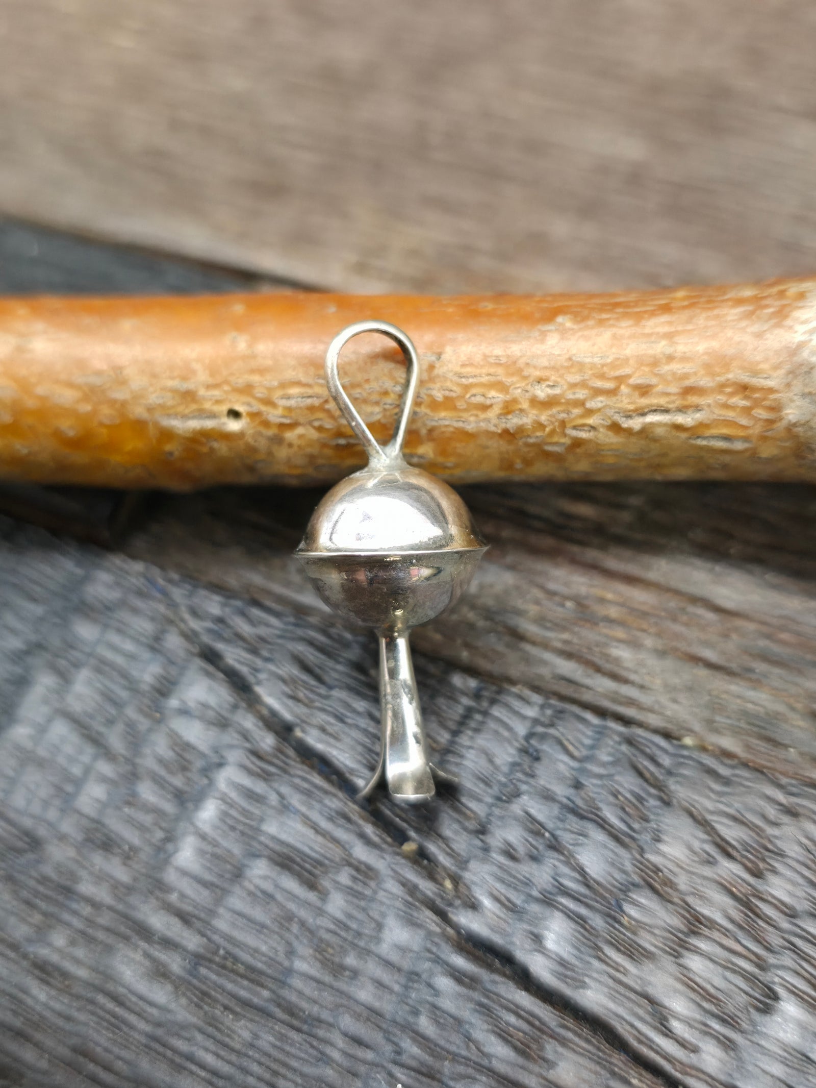 Sterling Silver Squash Blossom Pendant