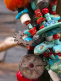 5 Strand Treasure Necklace by Fred Archuleta - 24 in.