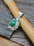 Malachite Pendant by Priscilla Smith