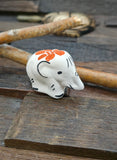 Mini Acoma Elephant with Flower