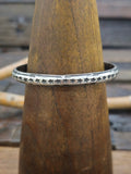 Stars and Arrows Stamped Sterling Silver Cuff by Sunshine Reeves - 6 1/2 in.