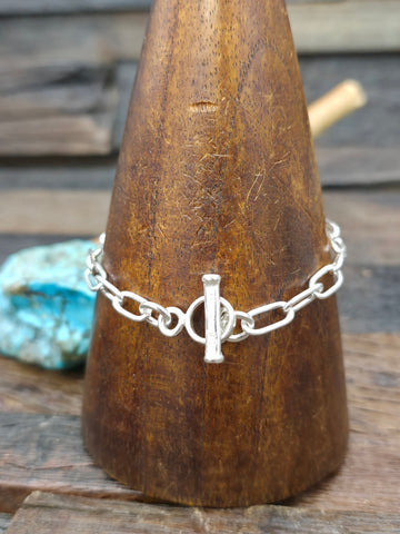Green Turquoise Small Nugget Bracelet by Coretta Coriz