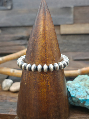 Blue Turquoise, Copper and Mixed Stone Bead Necklace by Lamar Tsosie - 20 in.