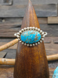 Turquoise Sterling Silver Cuff by Sadie Jim - 6 1/4 in.  with Gap