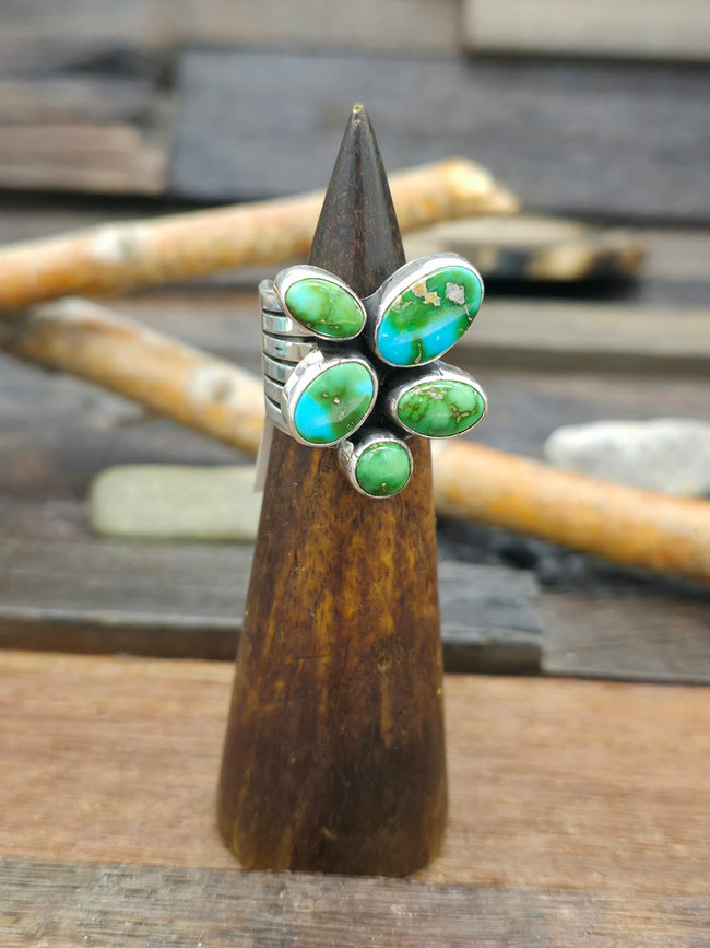 Sonoran Turquoise Sterling Silver Ring - Size 8