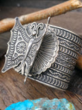 Sterling Silver Butterfly Bracelet by Sunshine Reeves - 6 3/4 in. with Gap