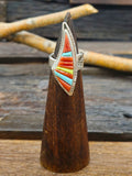 Adjustable Cobblestone Inlay Ring by David Tune