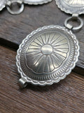 Round Nickle Stamped Link Belt 42in 2in by 1 3/4in Discs