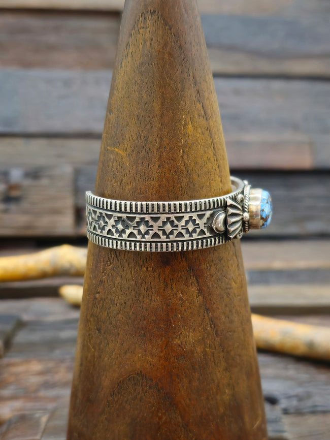 Golden Hill Turquoise Bracelet by Derrick Gordon - 6 in.