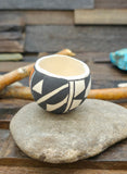 Mini Handmade Acoma Pot by Joyce Lucero - 1 1/2 in. by 1 1/2 in. by 1 1/2 in.