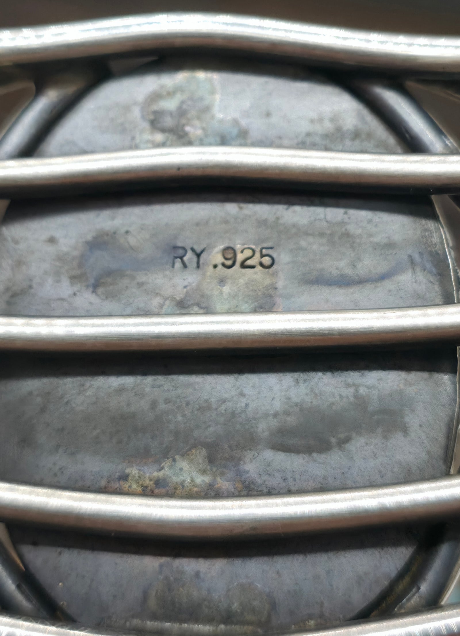 Purple Spiny Oyster Sterling Silver Cuff by Robert Yazzie - 6 1/2 in. with Gap