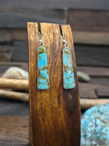 Caroline Tsosie One-Row Sterling Silver Hoop Earrings