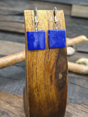 Sterling Silver Overlay Earrings by Everett & Mary Teller