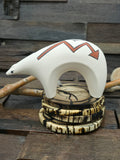 Hand Painted Acoma Ceramic Bear by Kuutimaitsa - 6 1/2 in. by 4 in. by 2 in.