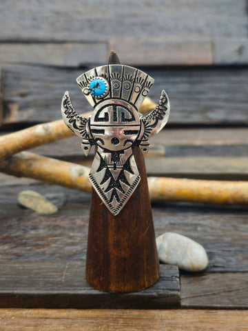 Turquoise Ring by Benny Benally Size 9.5